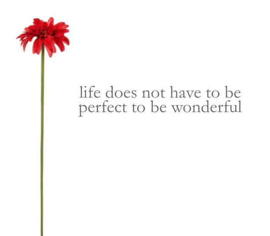 monday motivation - perfection?