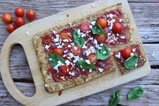Cauliflower Pizza Base Recipe clean food luk beautifood