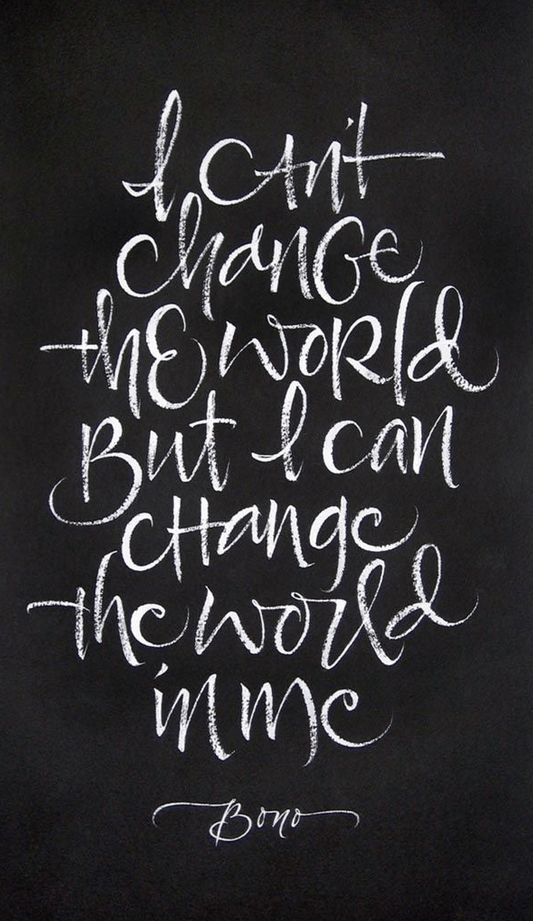inspirational quote - change in you