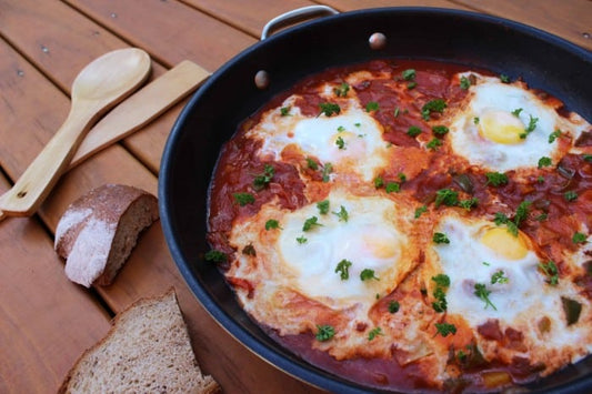 Shakshuka baked eggs recipe luk beautifood clean food