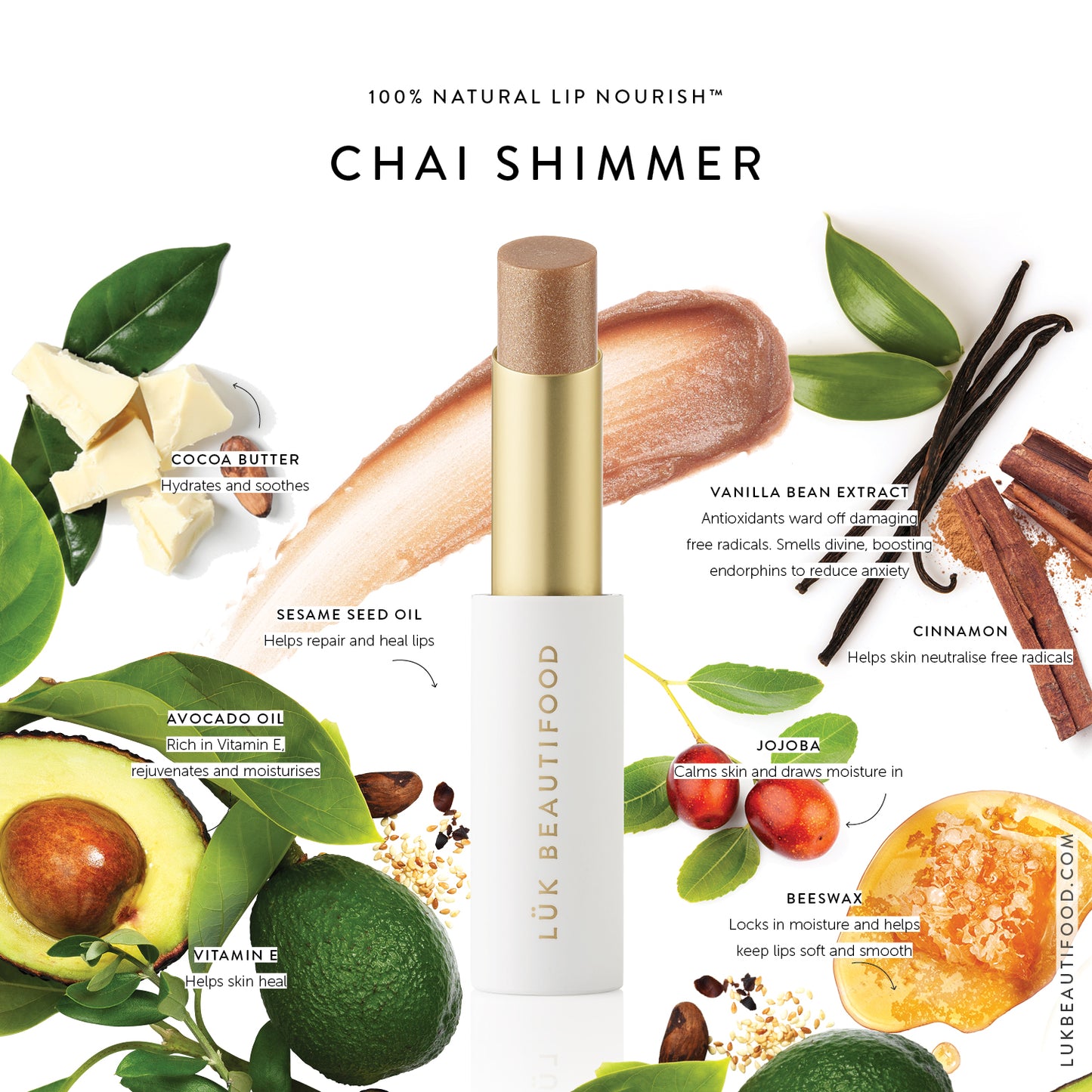 Lip Tint Tree - Chai Shimmer Lip Nourish