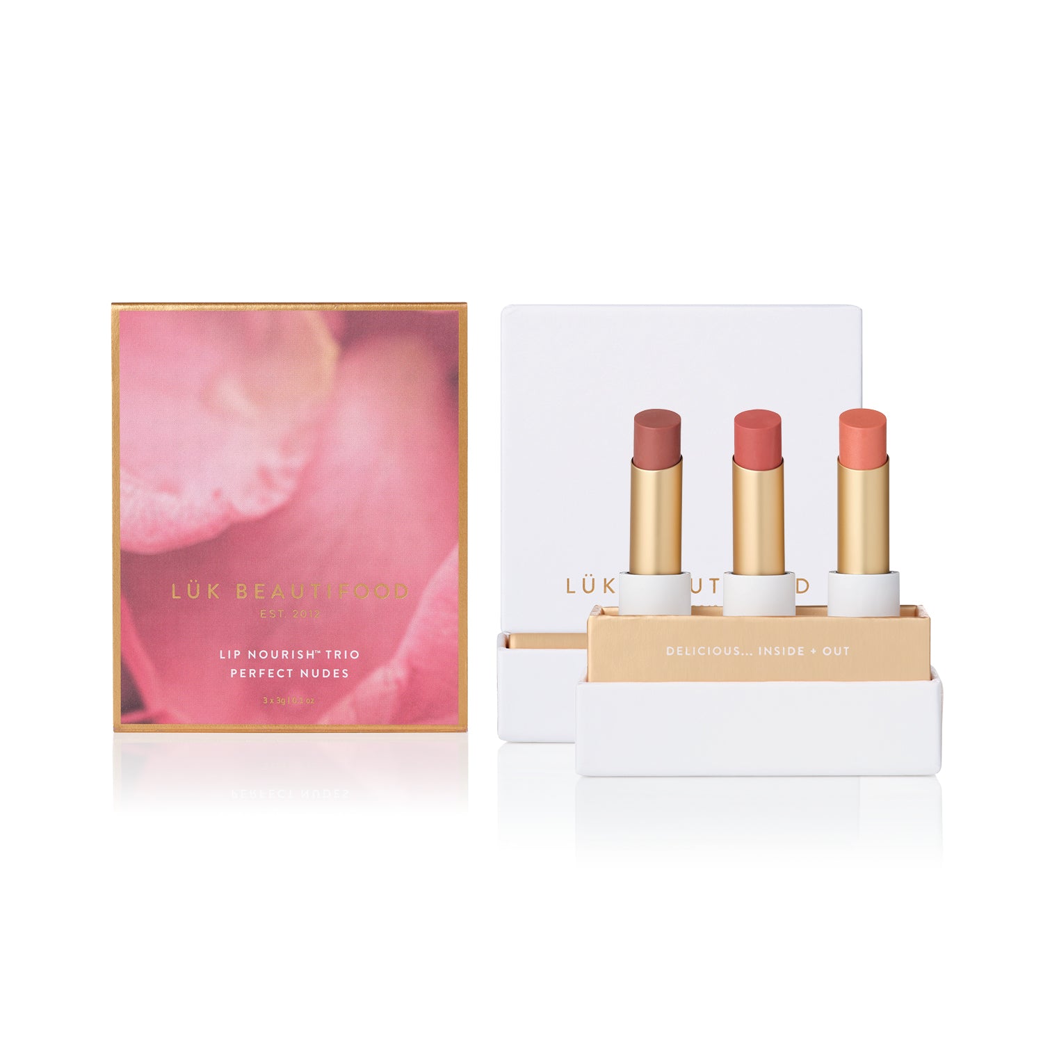 Lip Nourish Trio - Perfect Nudes Lip Nourish Trio - Perfect Nudes