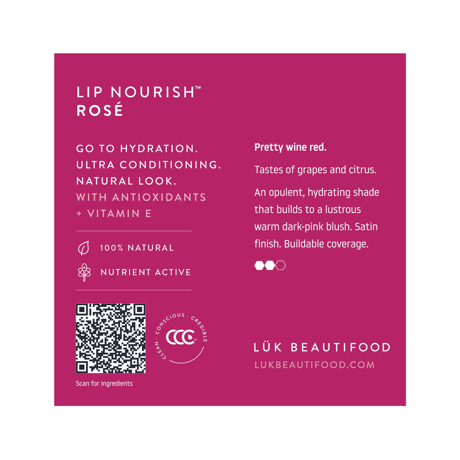 Lip Nourish Natural Lipstick. Best nude lipstick. Sheer finish. Buy Australia