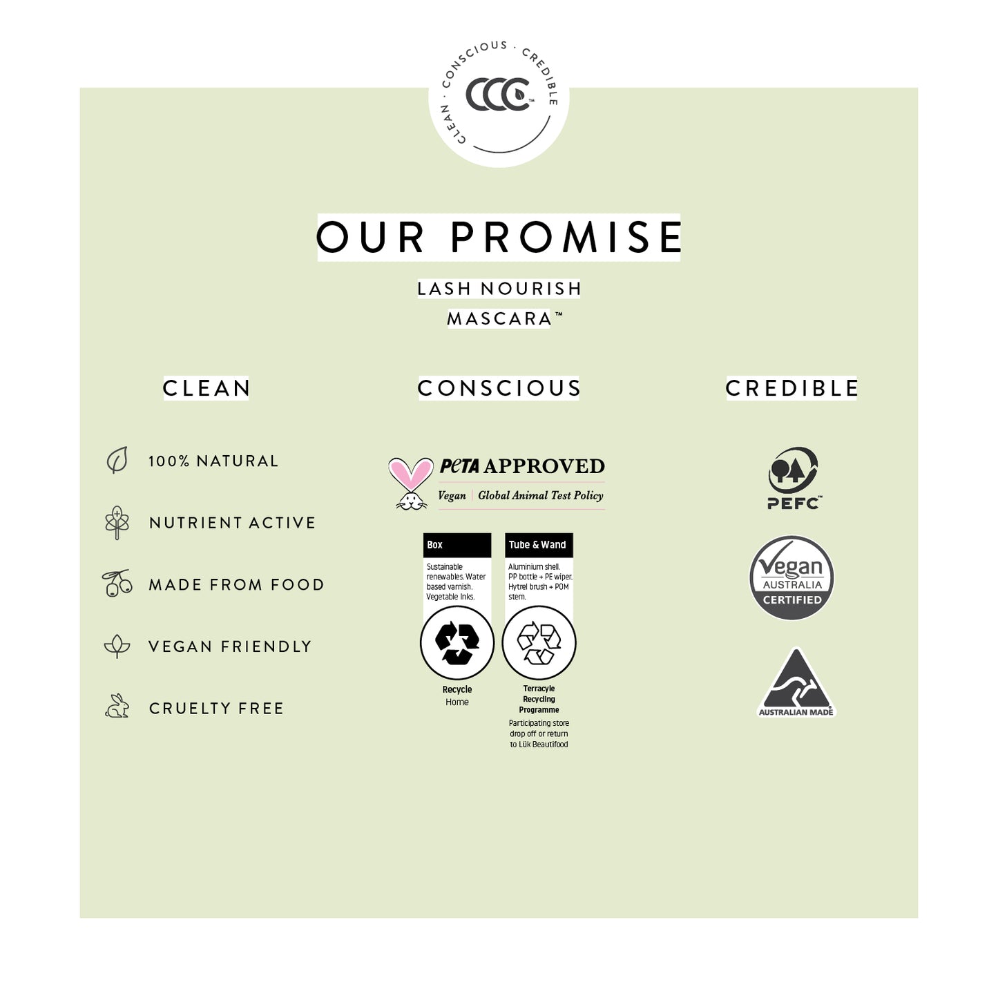 NATURAL MASCARA BY LUK BEAUTIFOOD