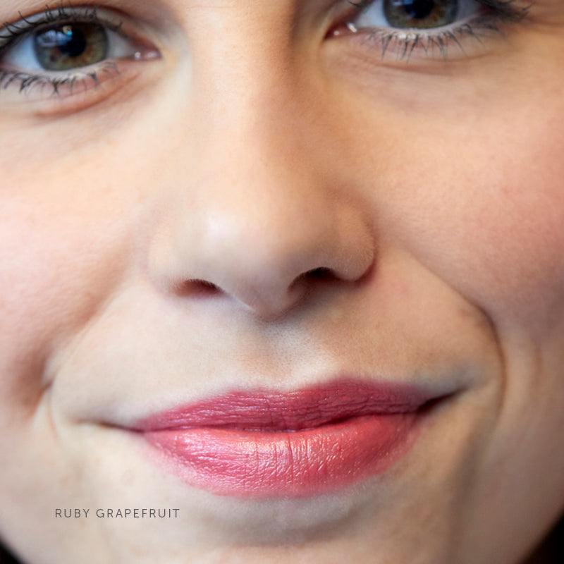 Luk Beautifood Lip Nourish All Natural Lipstick Australian Made - Ruby Grapefruit