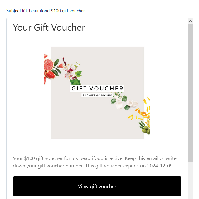 eGift Voucher