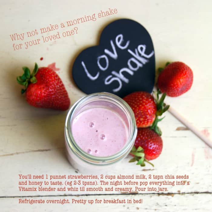 Strawberry Smoothie (love shake) recipe
