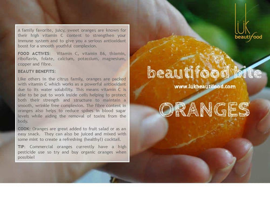 beauty benefits of oranges