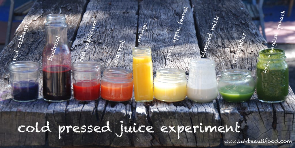 Cold pressed juices