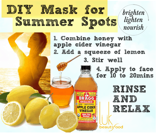 DIY Mask for Summer Spots