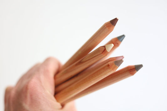 Lük Beautifood Luminous Eye Crayons held in hand