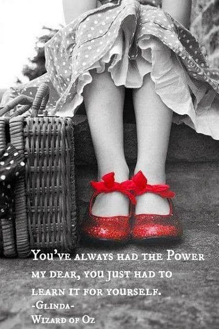 Monday mantra - red shoes help you learn to use your own power
