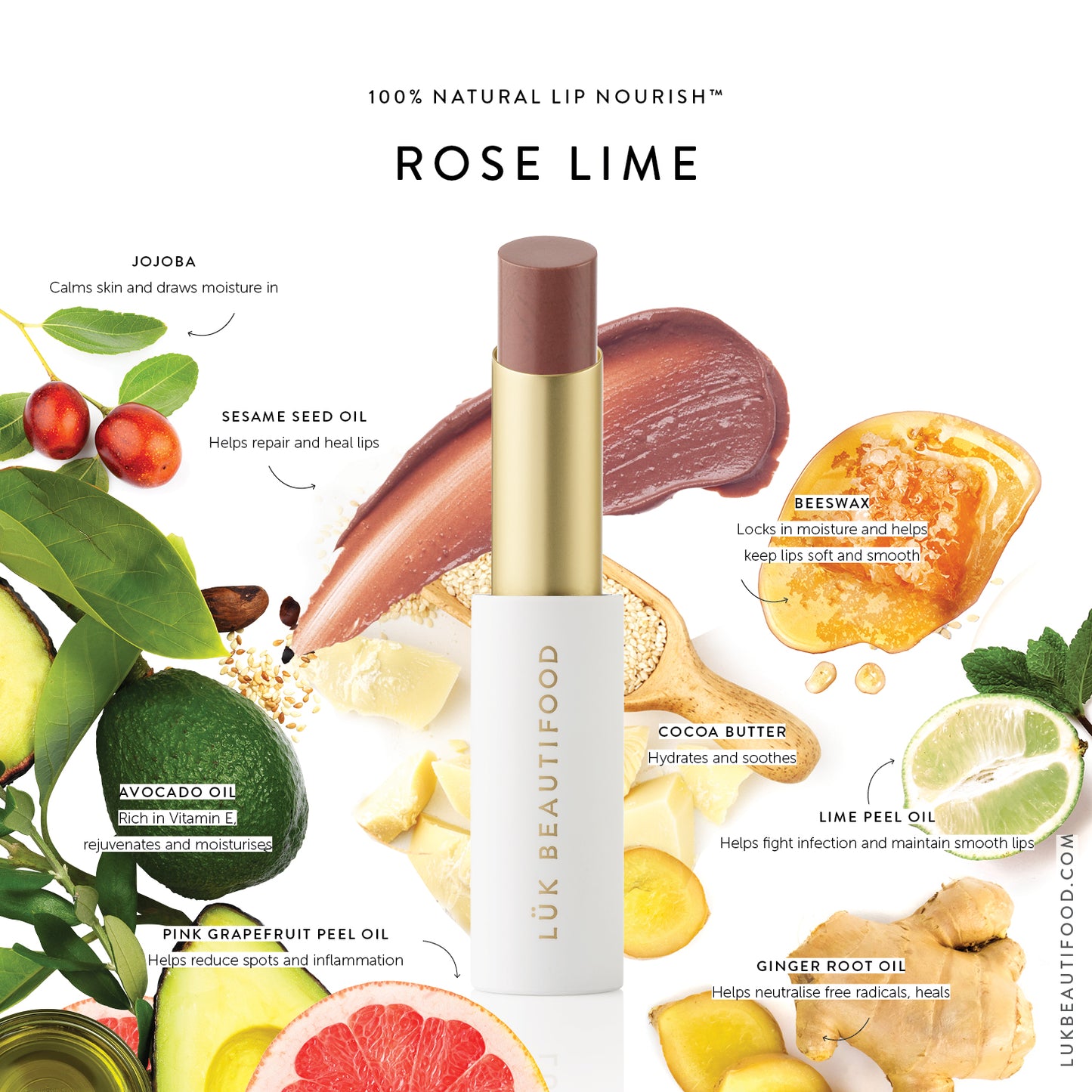 Lip Tint Tree - Rose Lime Lip Nourish