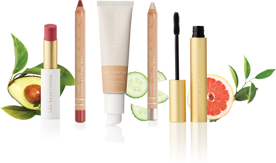 Glow Skin Tint, Lip Nourish, Lipstick Crayons, Luminous Eye Crayons and Lash Nourish Mascara