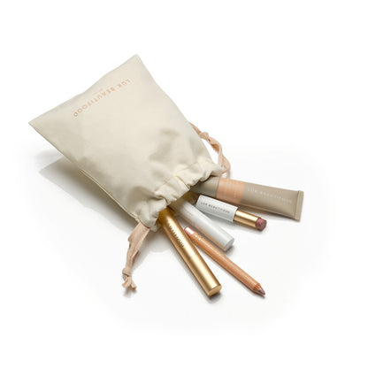 Lük Beautifood cotton Christmas gift bag with natural beauty products