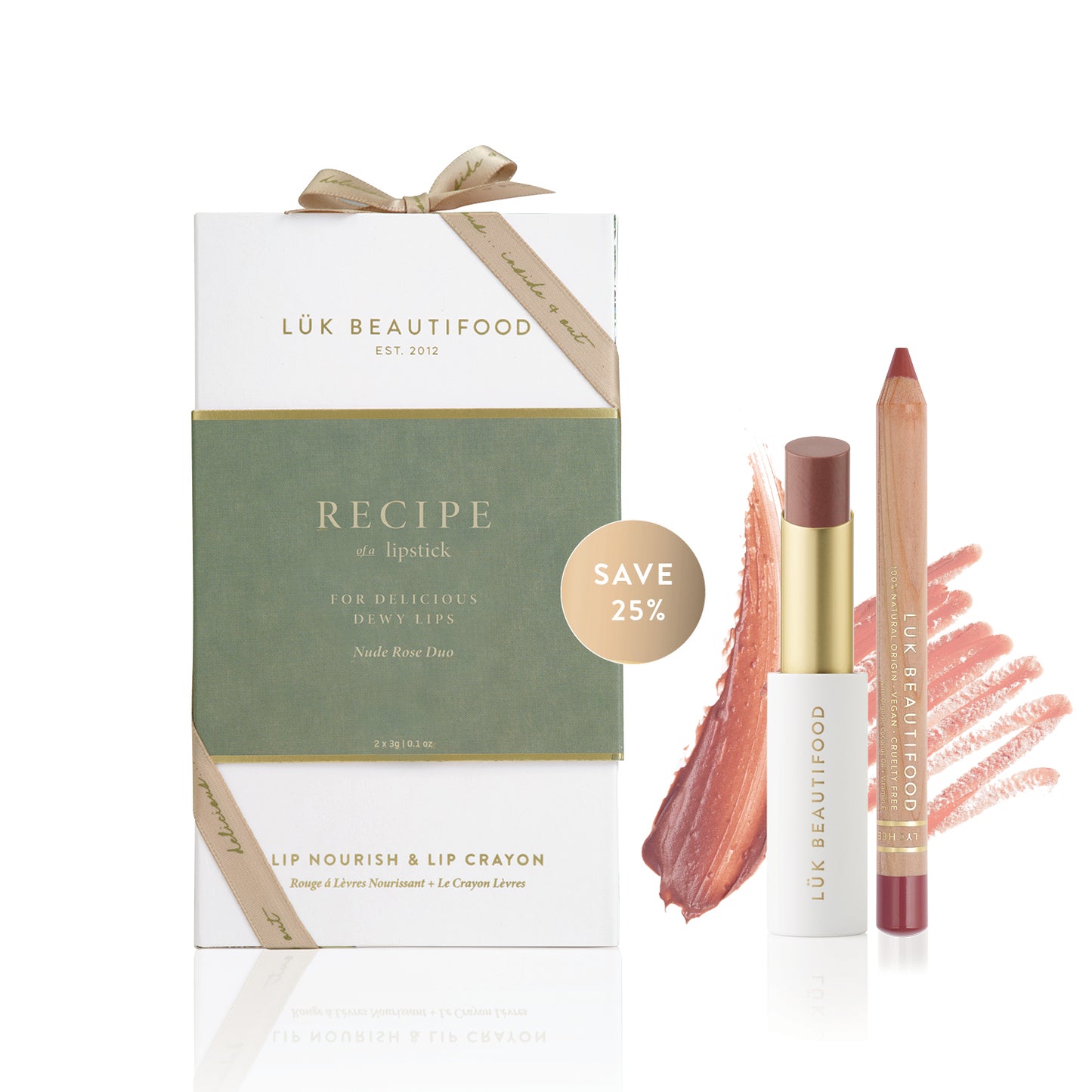 Recipe of a Lipstick - Nude Rose Duo
