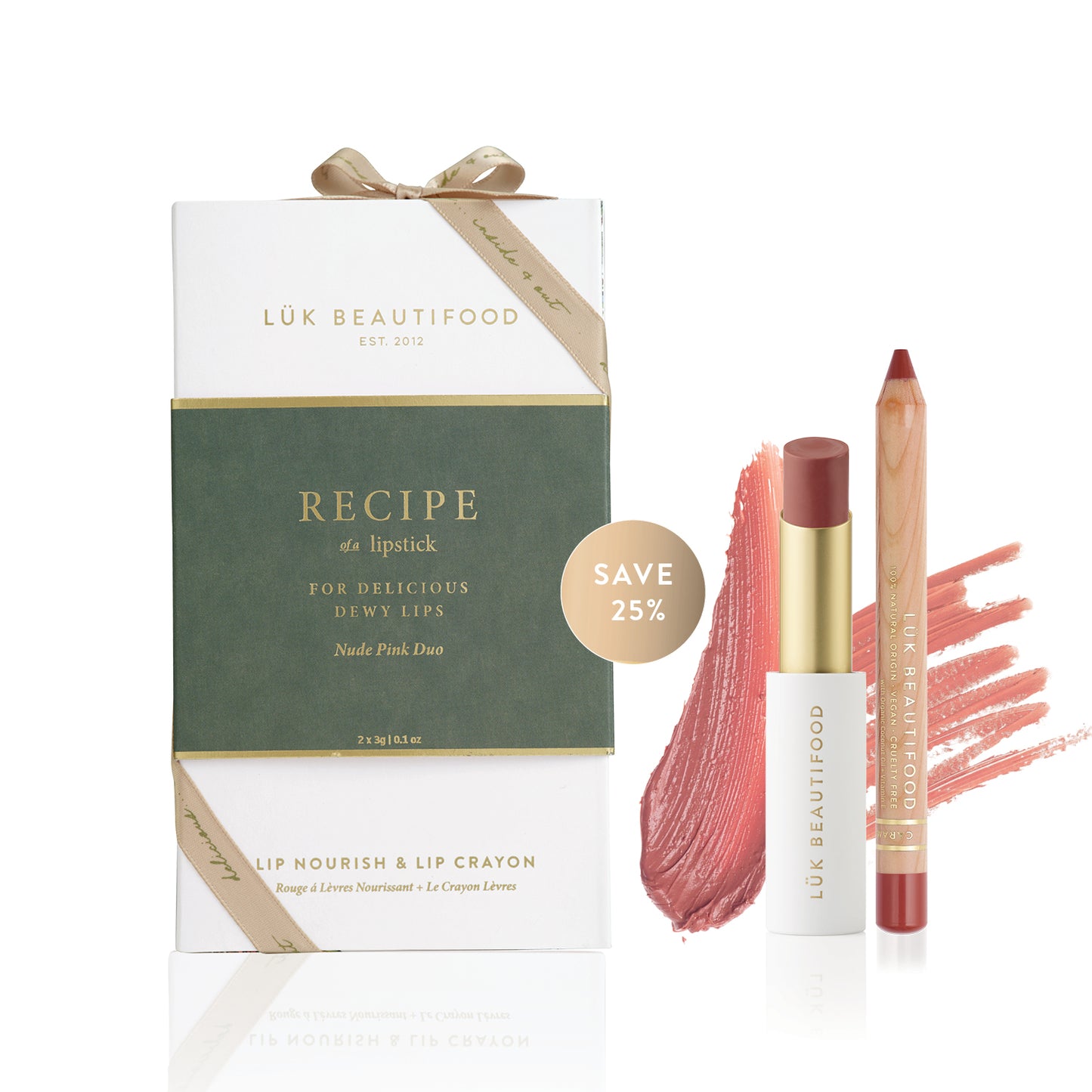 Recipe of a Lipstick - Nude Pink Duo