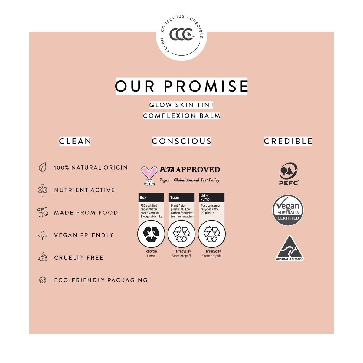 Our Promise: LÜK Beautifood makeup is clean, conscious and credible