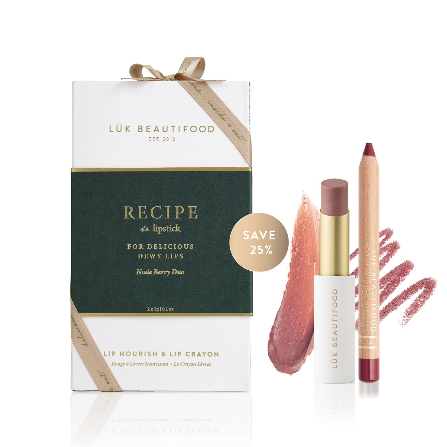 Recipe of a Lipstick - Nude Berry Duo