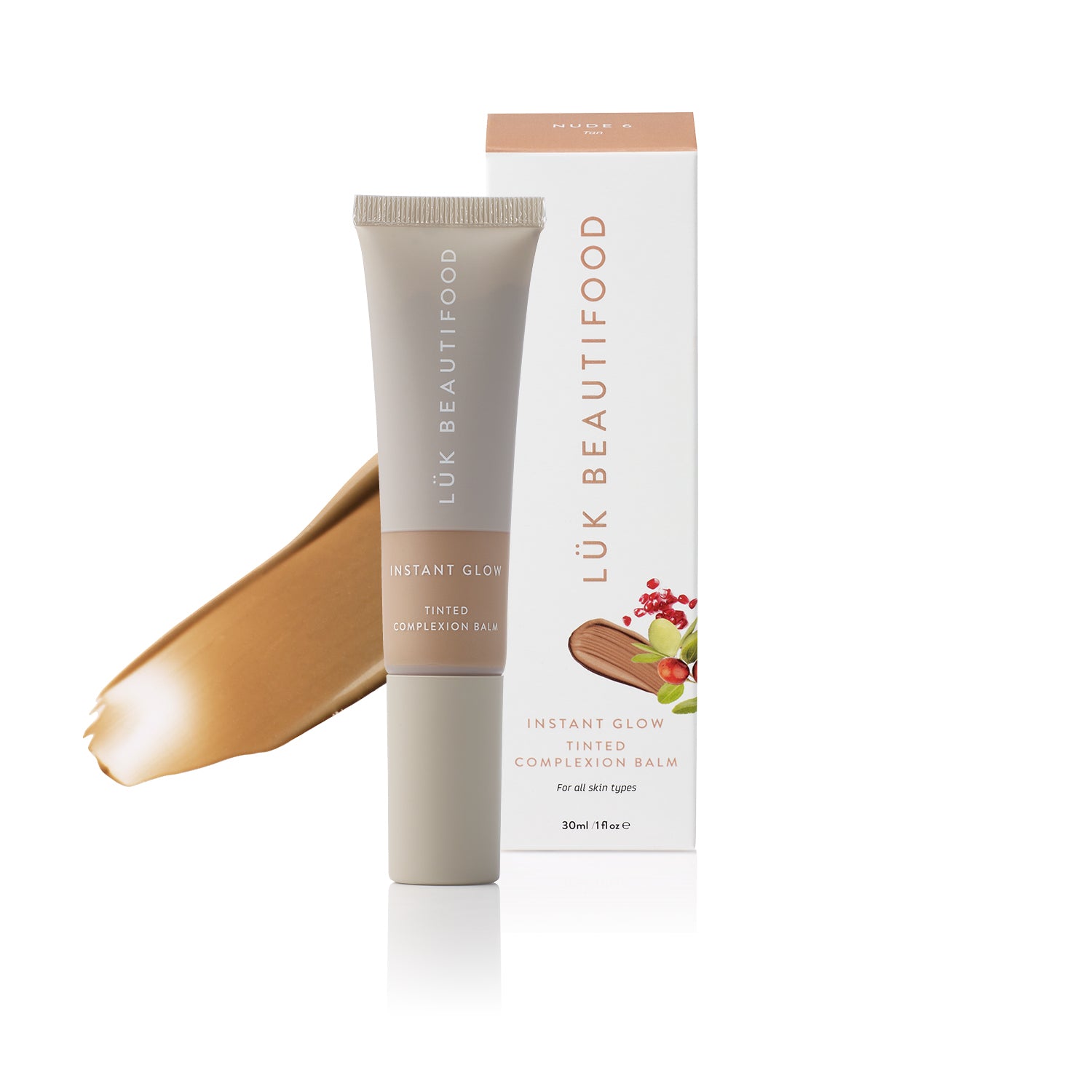 Luk Beautifood skin tint with natural finish in Nude 6