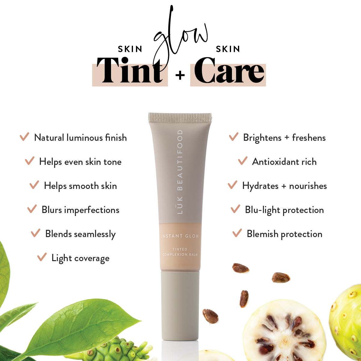 Luk Beautifood skin tint benefits for skin care